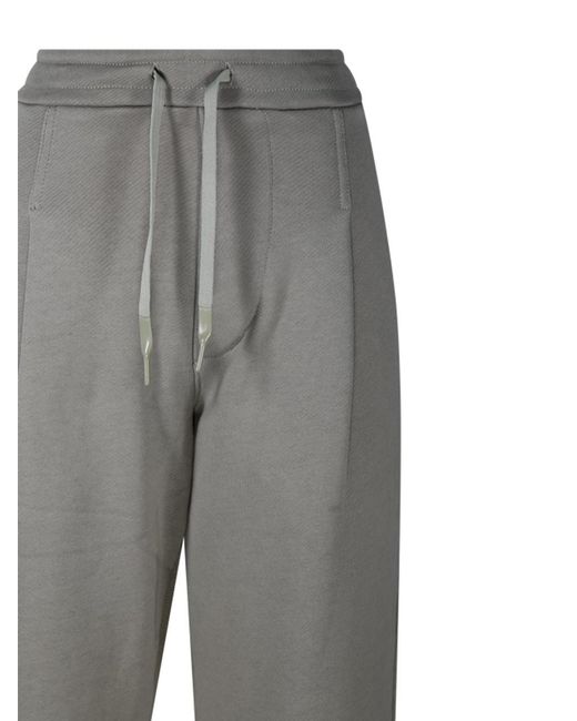 A PAPER KID Gray Logo Decal Sweatpants