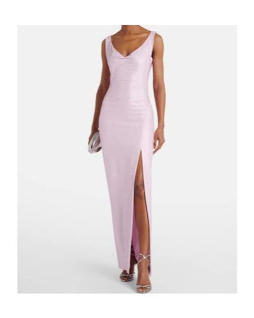 Roland Mouret Purple Embellished Gown