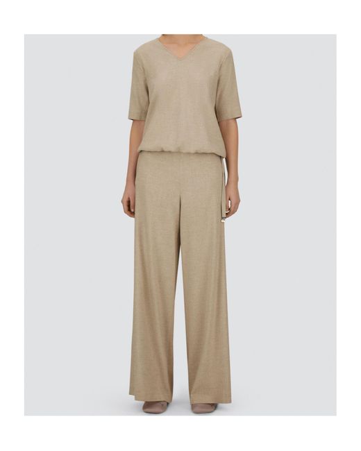 Herno Natural Straight-Leg Trousers