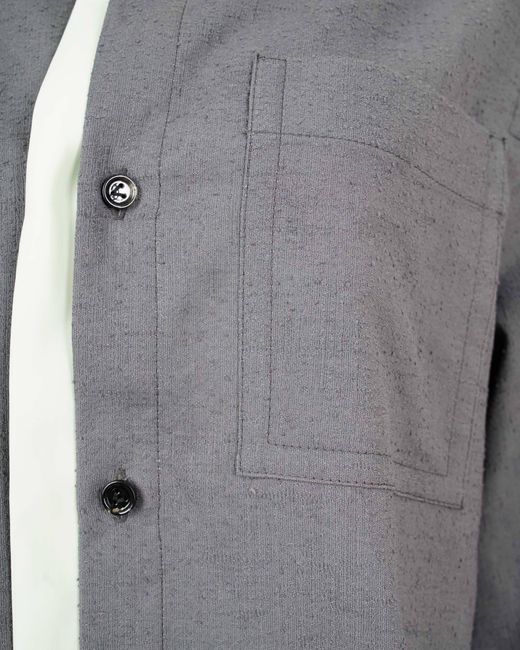 Bottega Veneta Gray Double Layered Shirt