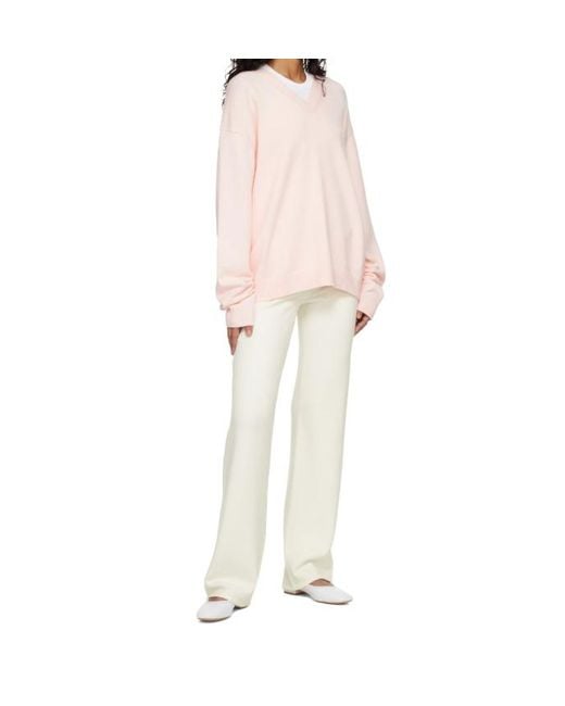 Skims Pink Sleeveless Sweater