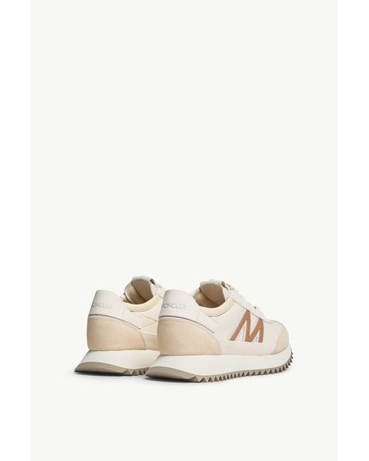 Moncler White Pacey 2 Lace-Up Sneakers
