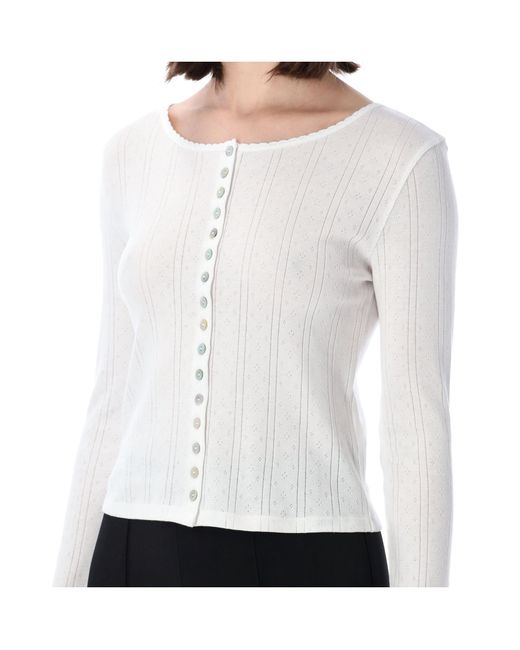 Rohe White Long-Sleeved Knitwear