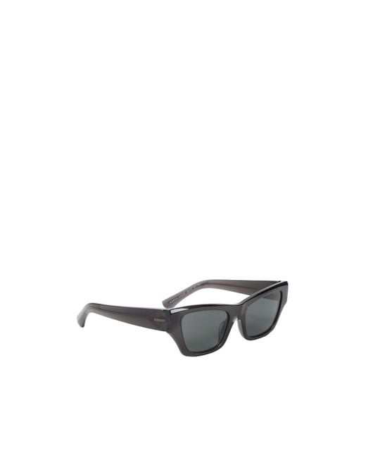 Burberry White Eyewear Rectangular Frame Sunglasses for men