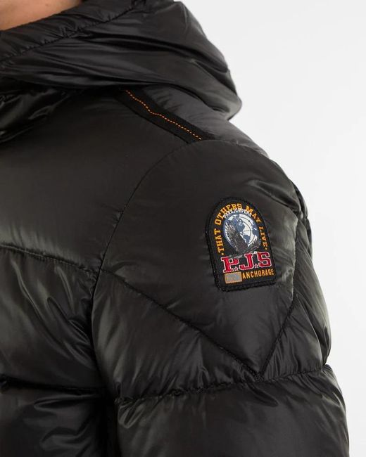 Parajumpers Gray Long-Sleeved Down Jacket for men