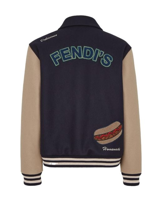 Fendi Blue Jackets for men