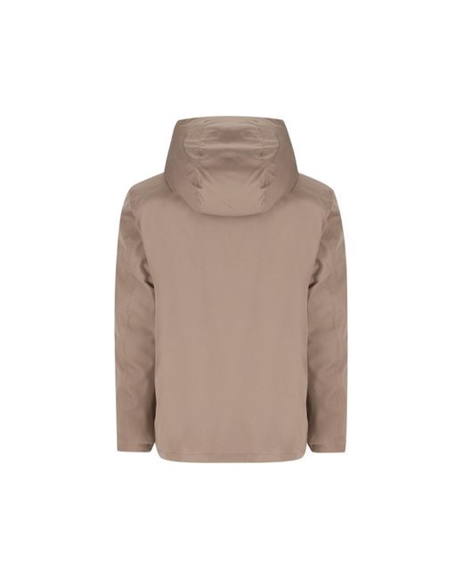 Woolrich Brown Zipped Jacket for men