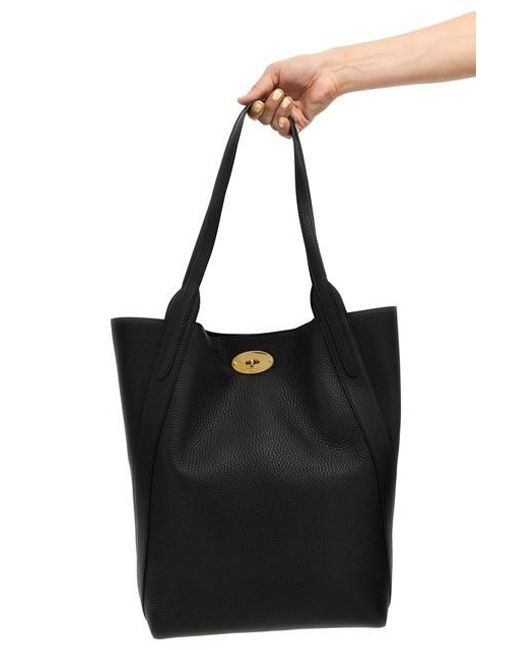 Mulberry Black Bayswater Twist-Lock Tote Bag