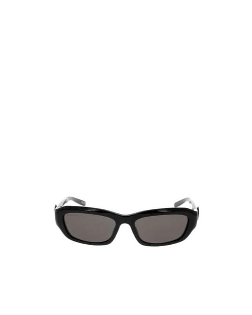 Balenciaga White Eyewear Rectangle Frame Sunglasses for men