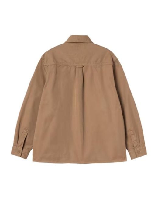 Carhartt Brown Kelly Overshirt Jacket for men