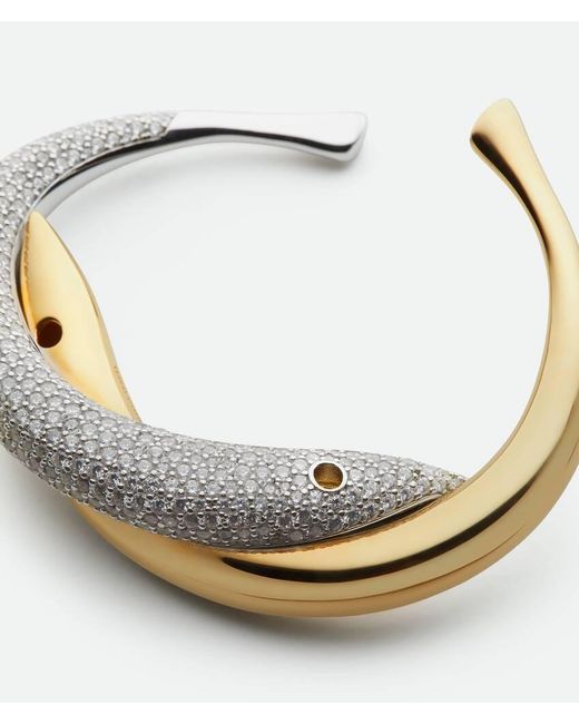 Bottega Veneta White Sardine Bracelet