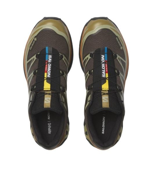 Salomon Lab Green Salomon Xt-6 Gore-Tex Sneakers for men