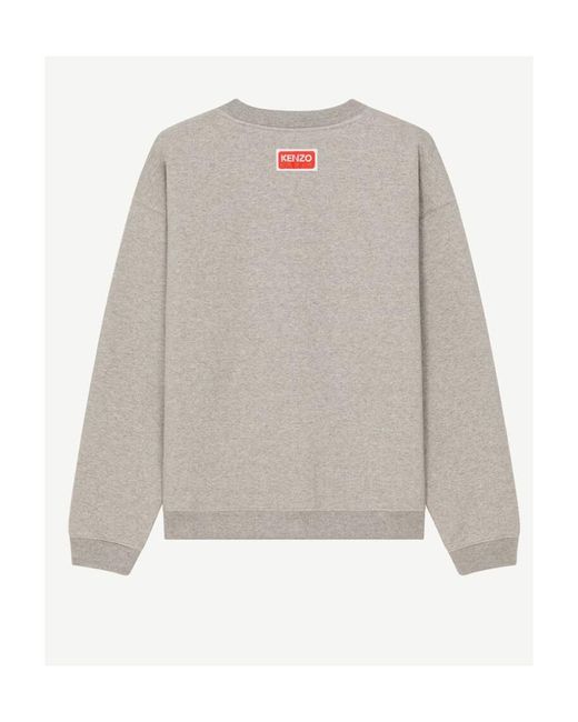 KENZO White 'Boke Flower' Sweatshirt