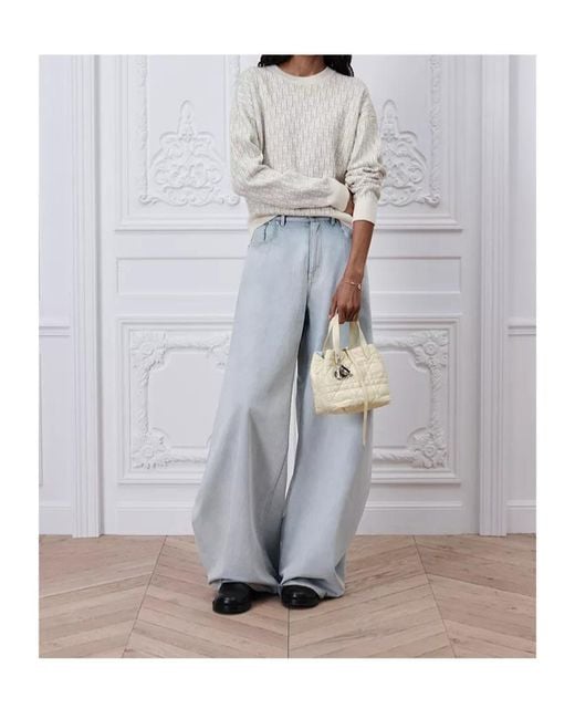 Dior Metallic Small Toujours Vertical Tote Bag