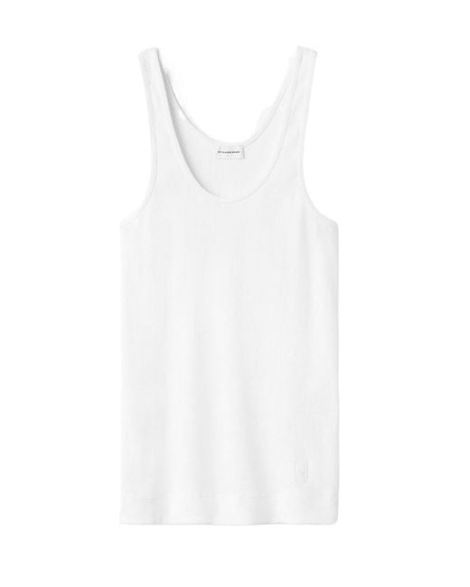 By Malene Birger White Anisa Sleeveless Top