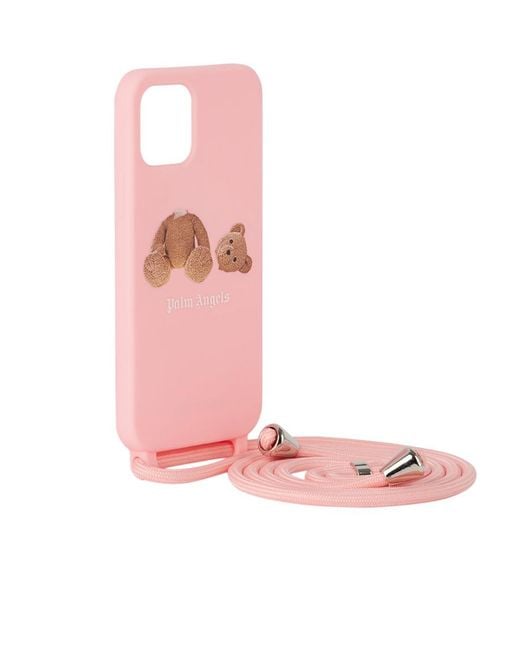 Palm Angels White Bear Iphone 12Apt 12 Pro Mobile Phone Case for men