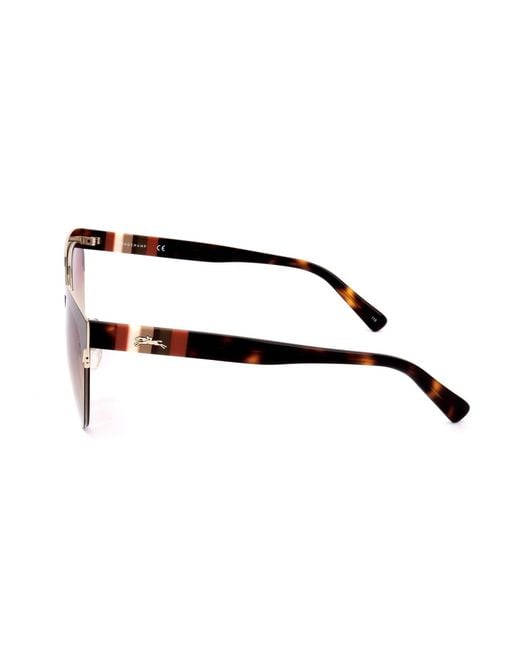 Longchamp Multicolor Cat Eye Frame Sunglasses