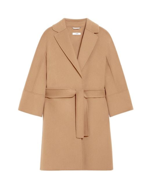 Max Mara Natural 'S Arona Belted Coat