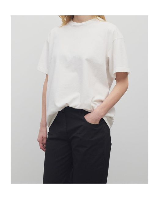 The Row White Lavinia T-Shirt