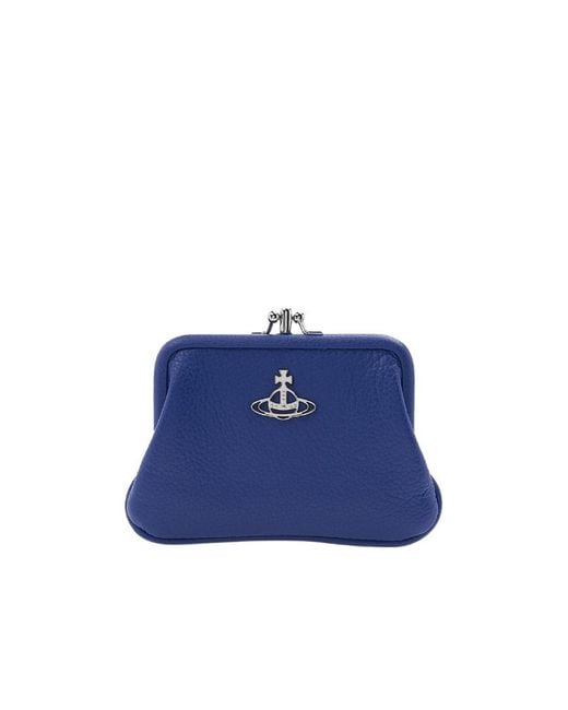 Vivienne Westwood Blue Logo Wallet