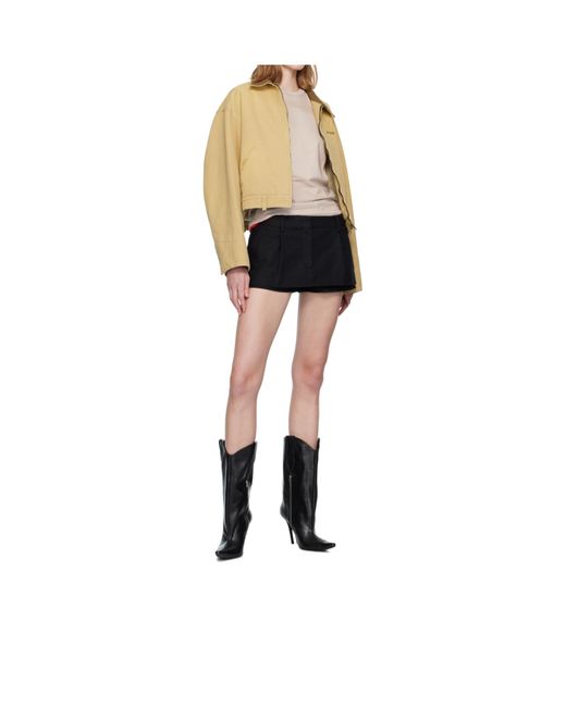 Pushbutton Black Pointed-Toe Leather Boots