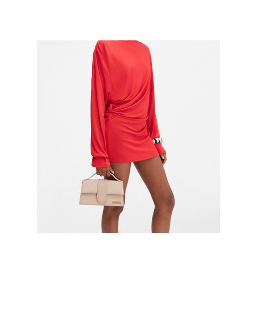 Jacquemus Natural The Large Bambino Crossbody Flap Bag