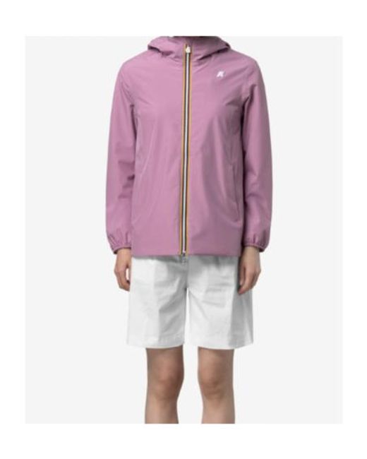 K-Way Purple Marguerite Stretch Jacket