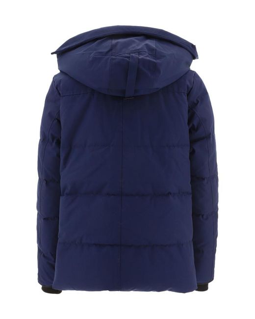 Canada Goose Blue Feather-Down Padded Jacket for men