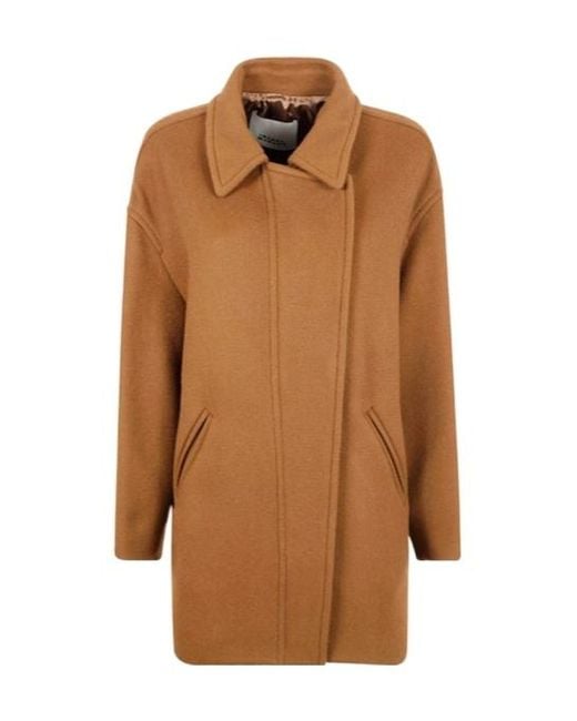 Isabel Marant Brown Eveline Zipped Coat