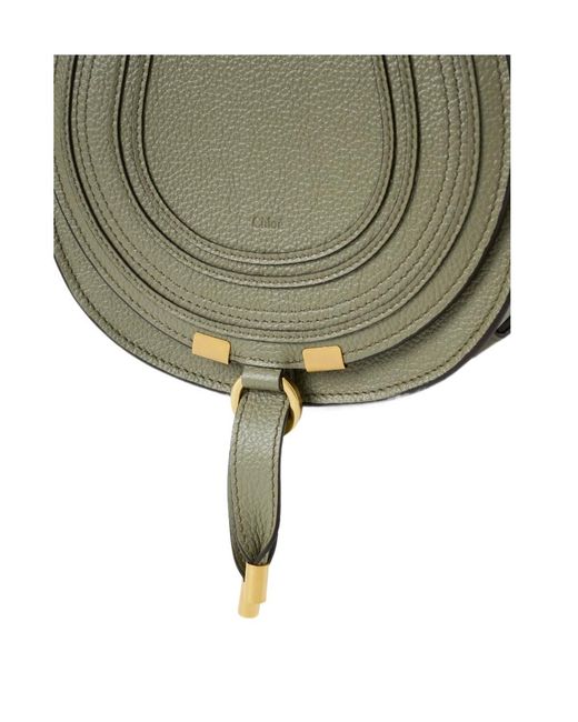 Chloé Green Chloé Marcie Small Crossbody Bag