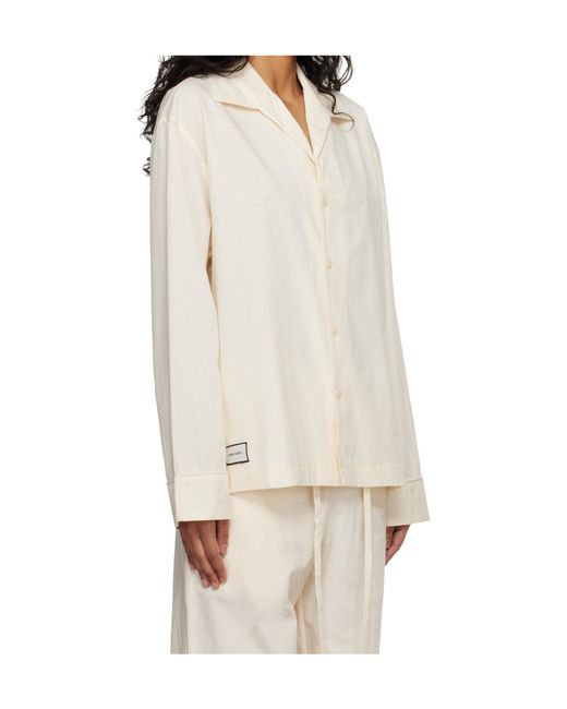 Entire studios White Ls Pyjama Shirt