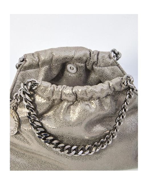 Stella McCartney Gray Falabella Bag With Drawstring