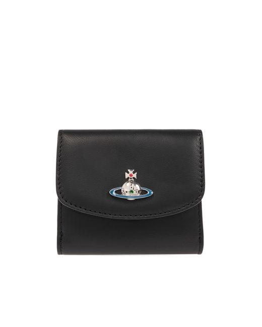 Vivienne Westwood Black Logo Wallet