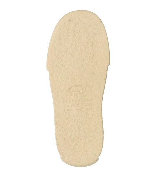 MM6 by Maison Margiela Yellow Minimal Low-Top Casual Shoes