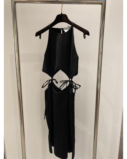 Bottega Veneta Black Cut-Out Detailed Mini Dress