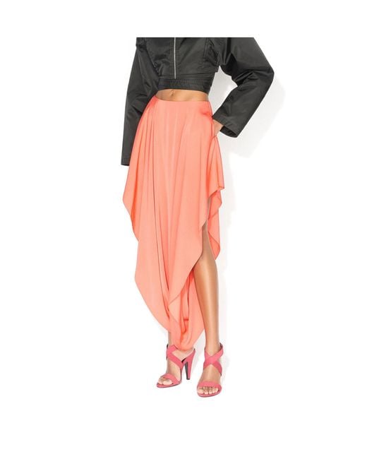 Alaïa Pink Peek Cady Skirt