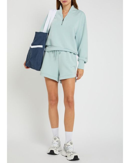 Varley Blue Stretch-Jersey Shorts