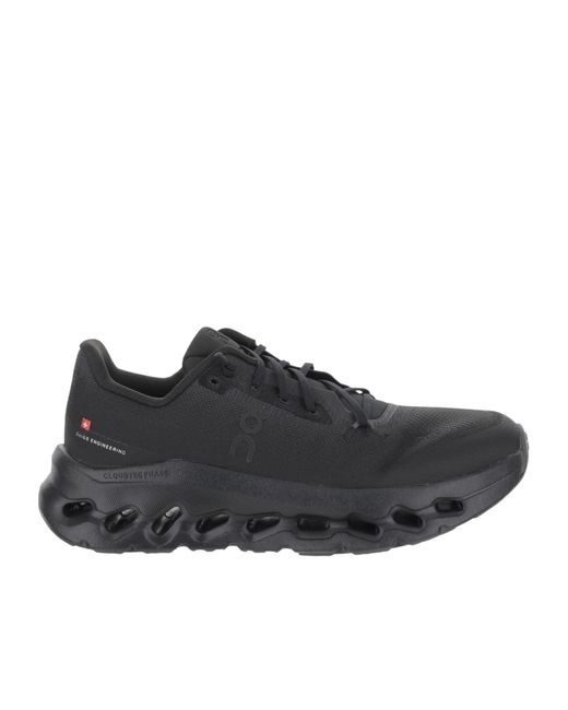 On Shoes Black Cloudtilt Lace-Up Sneakers for men