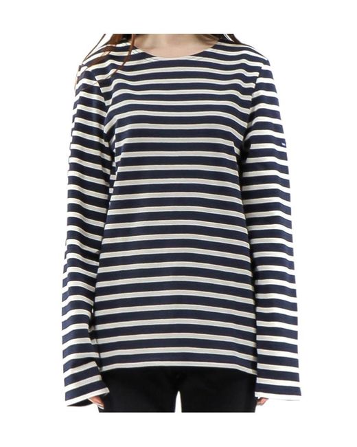 Saint James Black Striped T-Shirt