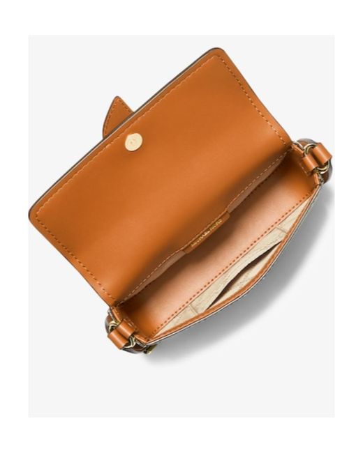 MICHAEL Michael Kors Natural Greenwhich Monogram-Print Leather Tote Bag