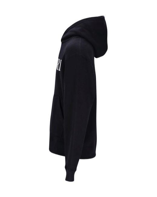 Amiri Blue Logo Printed Hoodie for men