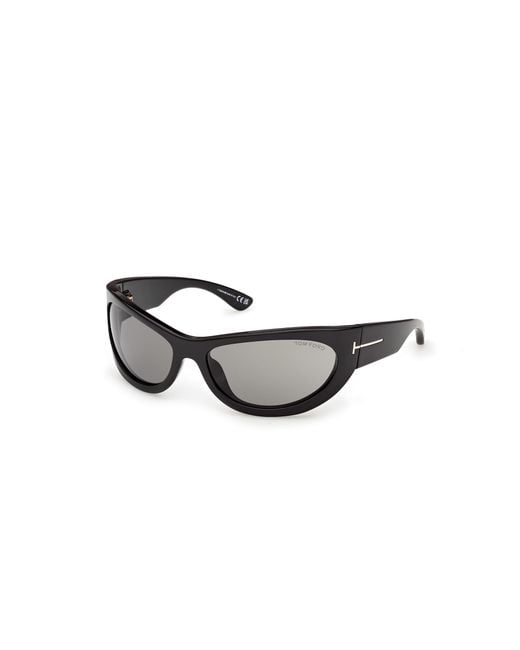 Tom Ford White Eyewear Cat Eye Frame Sunglasses