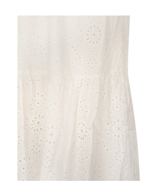 Mc2 Saint Barth White Jenny Sangallo Skirt