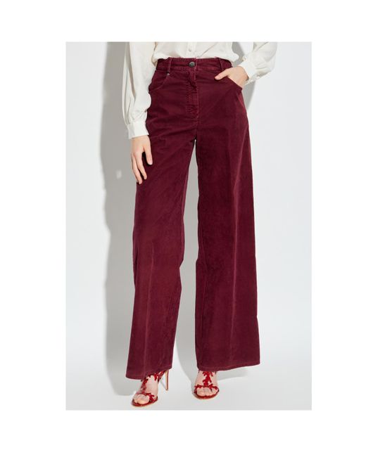 Forte_forte Red 5Pocket Trousers