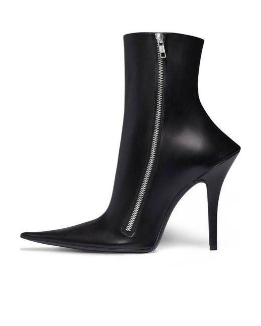Balenciaga Black Witch Heeled Ankle Boots
