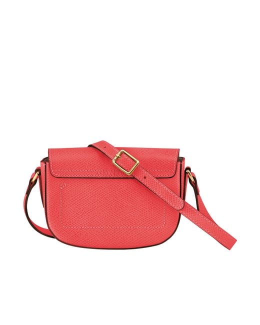 Longchamp Red Épure Leather Crossbody Mini Bag