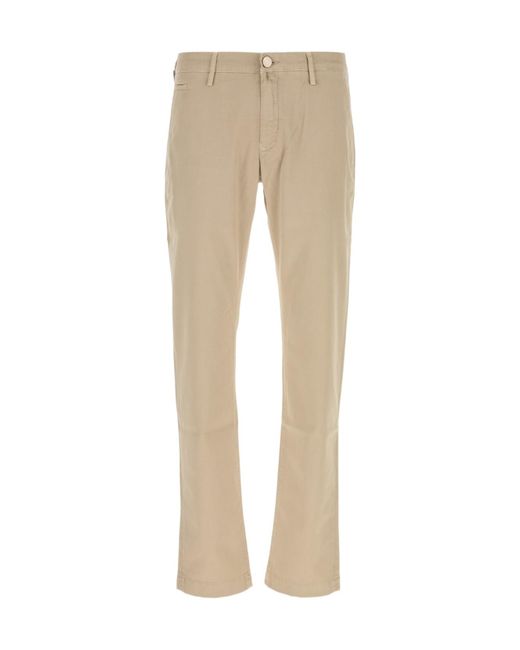 Jacob Cohen Natural Straight-Leg Trousers for men