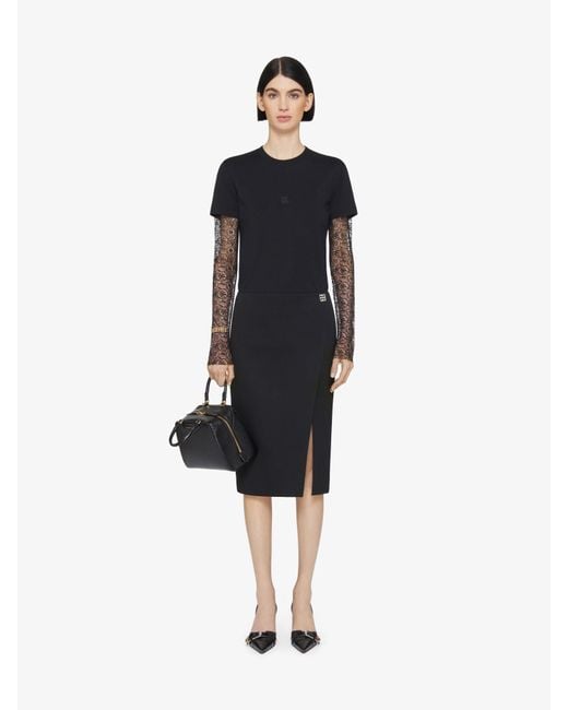 Givenchy Black 4G Plaque Mini Skirt