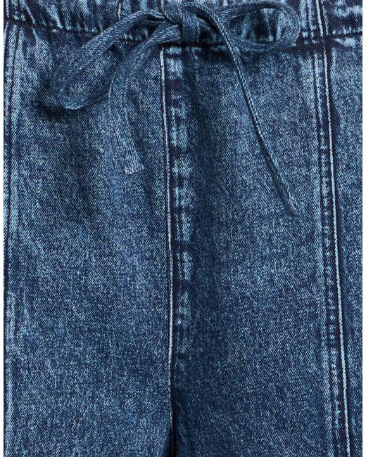 Rag & Bone Blue Straight Denim Trousers