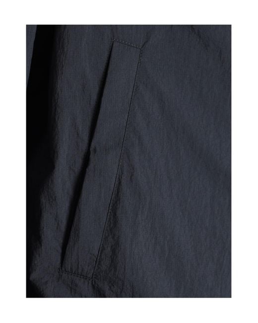 Herno Blue Zip-Up Hooded Jacket for men